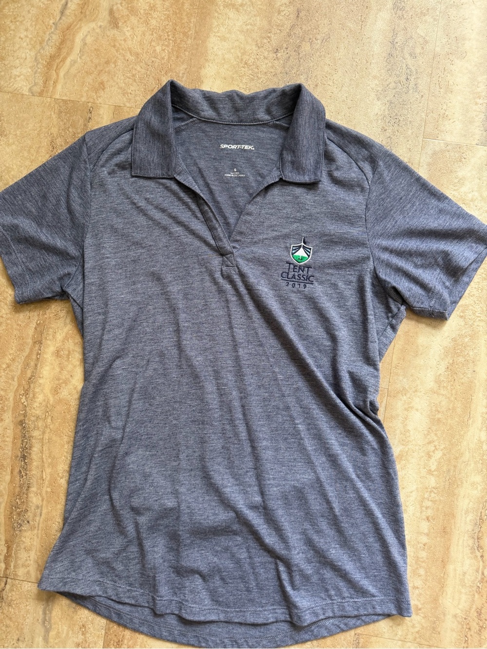 Sport-Tek Heather Gray Ladies Polo